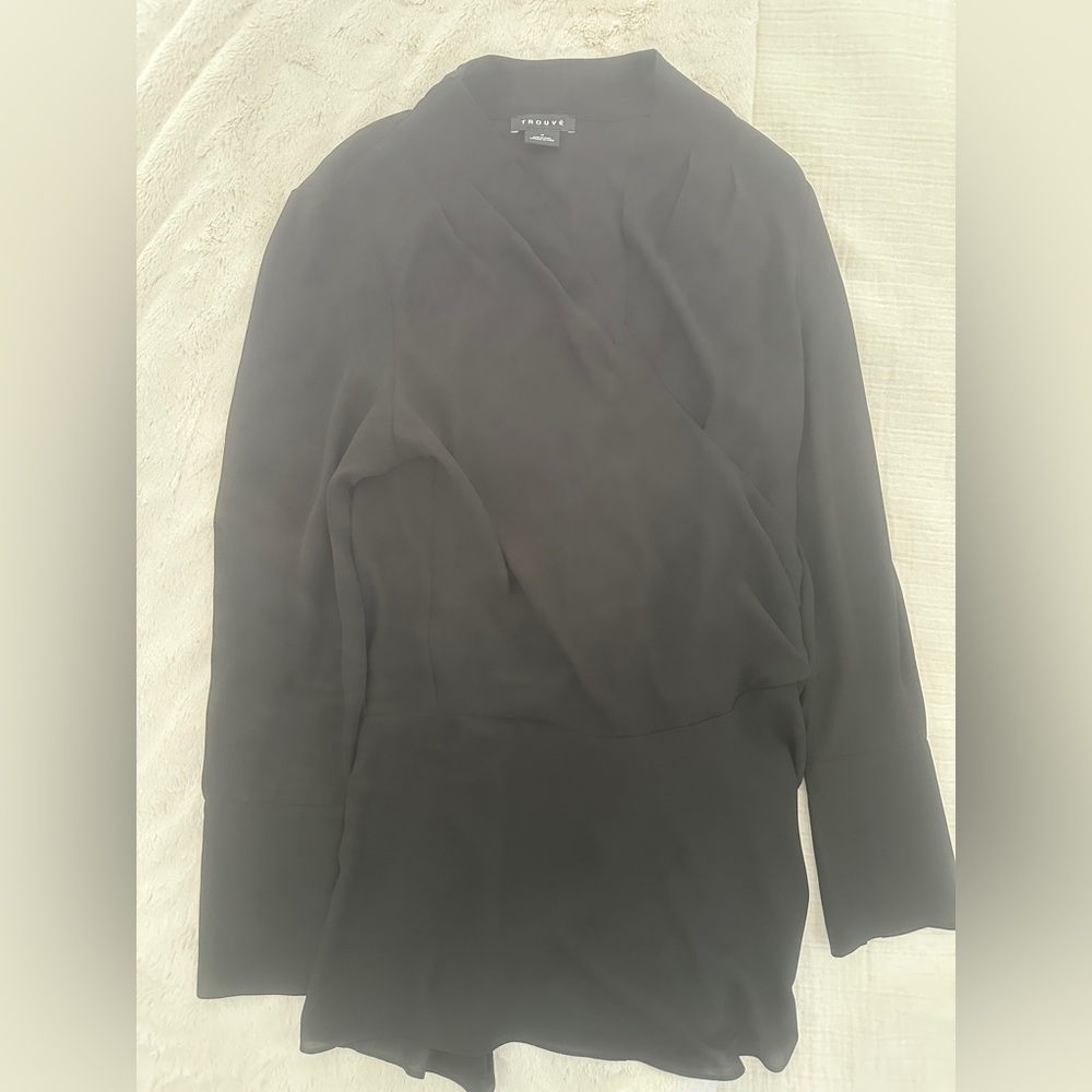 Trouve Black Blouse